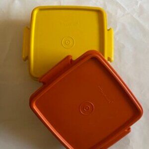 Vintage Tupperware Square-Away Sandwich Keepers